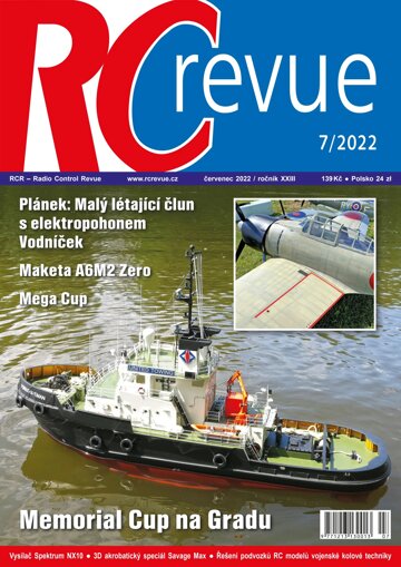 Obálka e-magazínu RC revue 7/2022