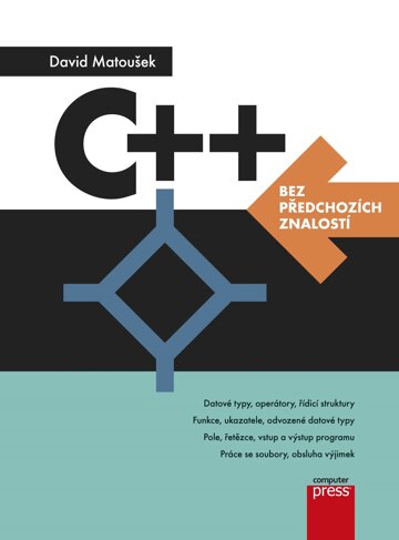 Obálka knihy C++ bez předchozích znalostí