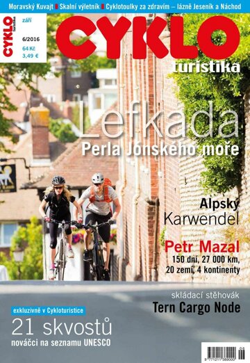 Obálka e-magazínu Cykloturistika 6/2016