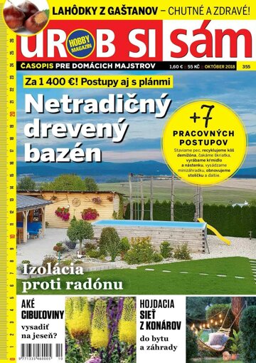 Obálka e-magazínu Urob si sám 10/2018