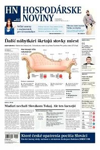 Obálka e-magazínu Hospodárske noviny 12.05.2014