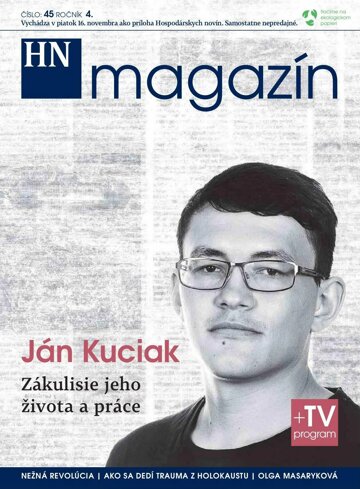 Obálka e-magazínu Prílohy HN magazín číslo: 45 ročník 4.