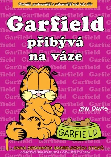 Obálka knihy Garfield přibírá na váze
