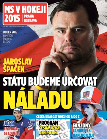 Obálka e-magazínu Blesk příloha MS v hokeji - 29.4.2015