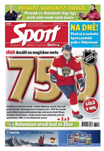 Obálka e-magazínu Sport 22.10.2016
