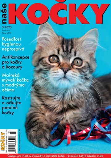 Obálka e-magazínu Naše kočky 3/2023