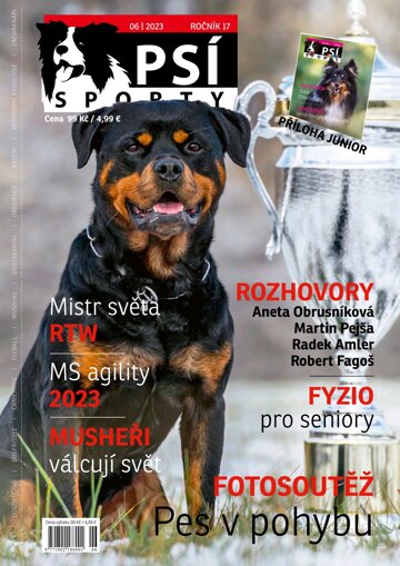 Obálka e-magazínu Psí sporty 6/2023
