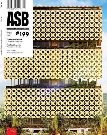 Obálka e-magazínu ASB Architektúra Stavebníctvo Biznis05/2018