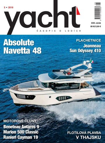 Obálka e-magazínu Yacht 5/2019