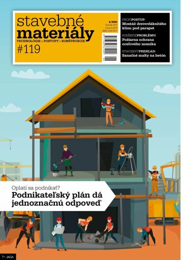 Obálka e-magazínu Stavebné materiály 6/2020