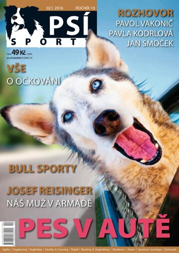 Obálka e-magazínu Psí sporty 2/2016
