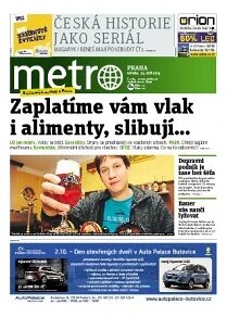 Obálka e-magazínu deník METRO 25.9.2013