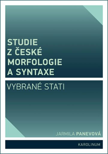 Obálka knihy Studie z české morfologie a syntaxe
