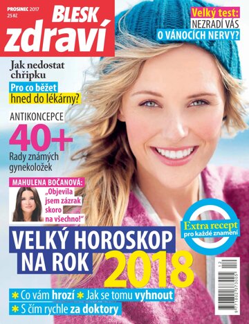 Obálka e-magazínu Blesk Zdraví 12/2017