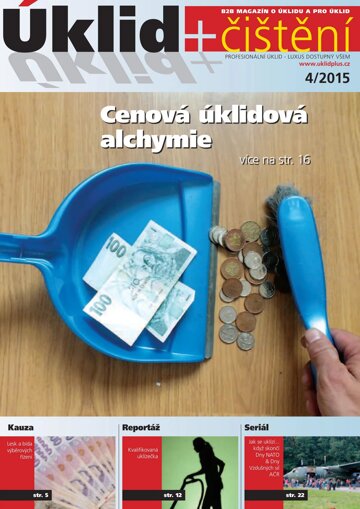 Obálka e-magazínu Úklid plus čištění 4/2015