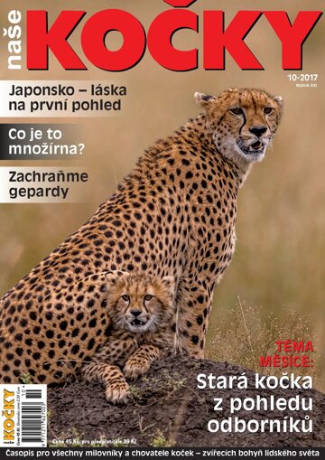 Obálka e-magazínu Naše kočky 10/2017