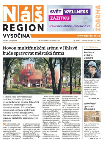 Obálka e-magazínu Náš Region - Vysočina 10/2024
