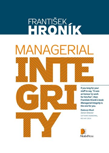 Obálka knihy Managerial integrity