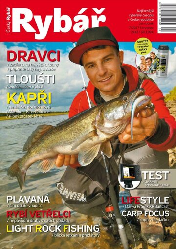 Obálka e-magazínu Český rybář 7/2017