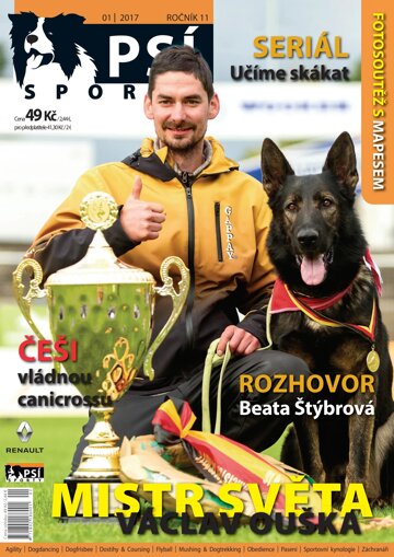Obálka e-magazínu Psí sporty 1/2017