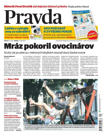 Obálka e-magazínu Pravda 20.5.2017