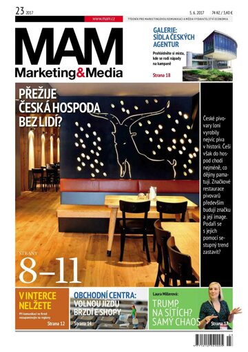 Obálka e-magazínu Marketing & Media 23 - 5.6.2017