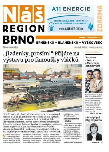 Obálka e-magazínu Náš Region - Brno 17/2024