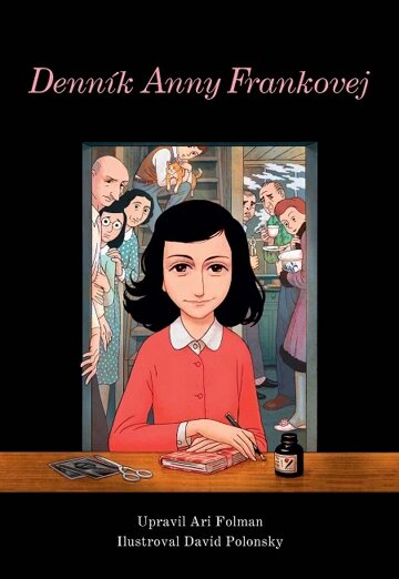 Obálka knihy Denník Anny Frankovej (komiks)