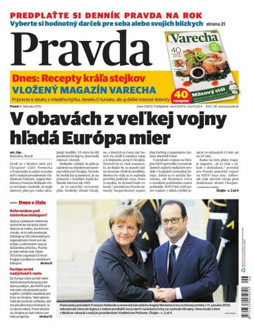 Obálka e-magazínu Pravda 6.2.2015