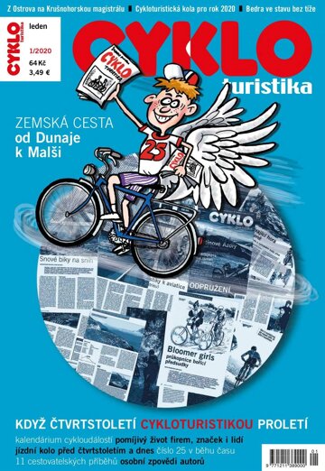 Obálka e-magazínu Cykloturistika 1/2020