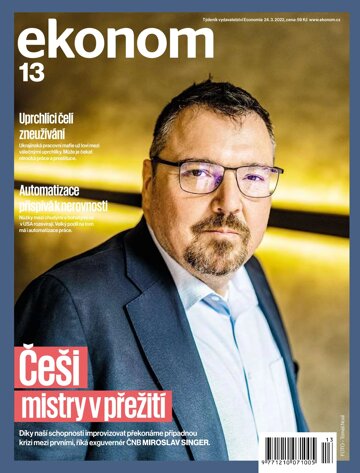 Obálka e-magazínu Ekonom 13 - 24.3.2022