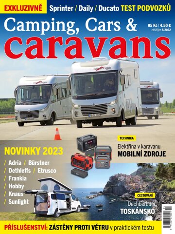 Obálka e-magazínu Camping, Cars & Caravans 5/2022