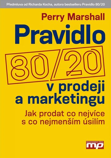 Obálka knihy Pravidlo 80/20 v prodeji a marketingu