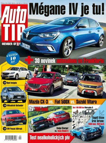 Obálka e-magazínu Auto TIP 21.9.2015