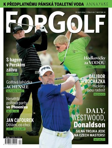 Obálka e-magazínu ForGolf 4/2016