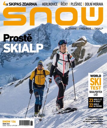 Obálka e-magazínu SNOW 136 – únor 2022