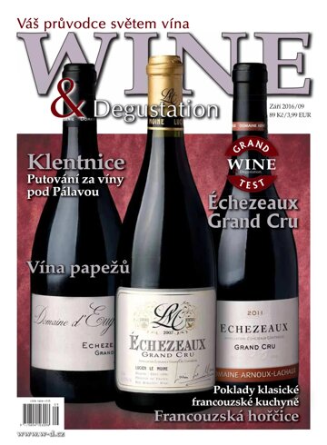Obálka e-magazínu Wine and Degustation 9/2016
