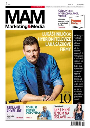 Obálka e-magazínu Marketing & Media 5 - 30.1.2017