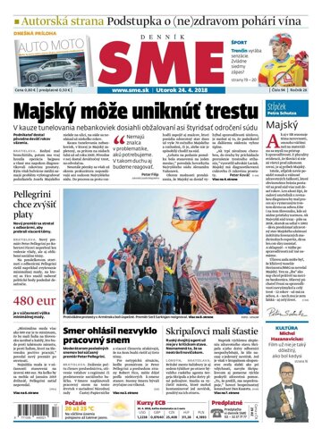 Obálka e-magazínu SME 24.4.2018