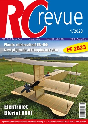 Obálka e-magazínu RC revue 1/2023