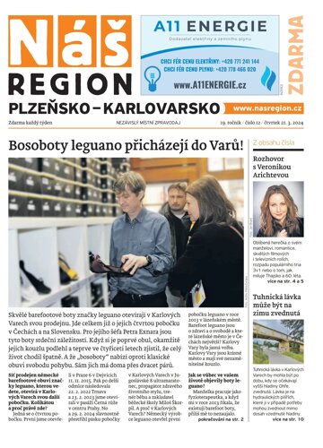 Obálka e-magazínu Náš Region - Plzeňsko 12/2024