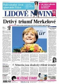 Obálka e-magazínu Lidové noviny 23.9.2013