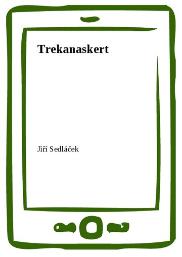 Obálka knihy Trekanaskert