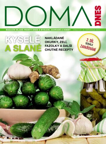 Obálka e-magazínu Doma DNES Magazín - 8.7.2015