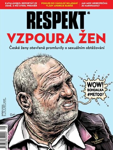 Obálka e-magazínu Respekt 45/2017