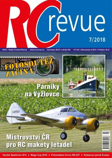 Obálka e-magazínu RC revue 7/2018