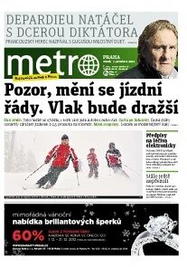 Obálka e-magazínu deník METRO 7.12.2012