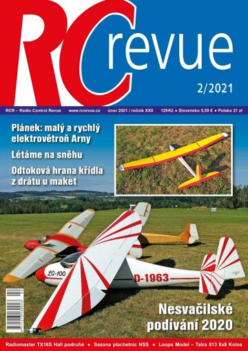 Obálka e-magazínu RC revue 2/2021
