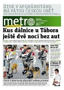 Obálka e-magazínu deník METRO 15.7.2014