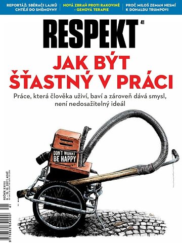 Obálka e-magazínu Respekt 41/2017